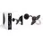D'Lite Luce Da Parete Ember Nero | IP54 - Adatto per 1x E27